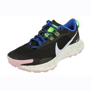 Nike Pegasus Trail 3 Women's Running Shoes Black Blue Pink React Sneakers 6